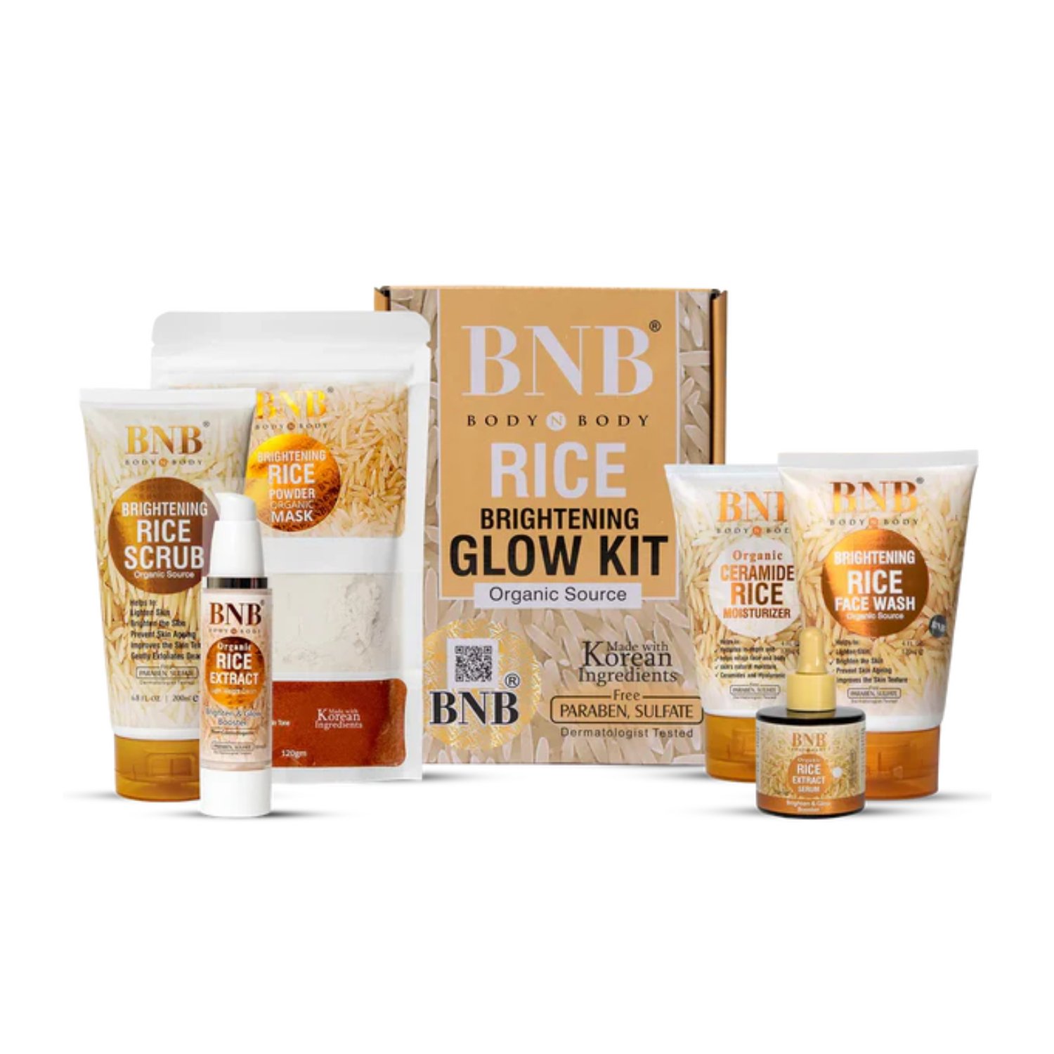 Rice Whitening Glow kit